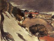 Paul Cezanne Fonte des neiges a l Estaque Spain oil painting artist